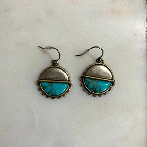 Lucky Brand turquoise earrings